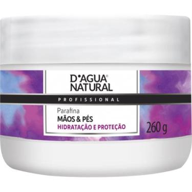 Imagem de PARAFINA HIDRATANTE AMACIANTE MÃOS E PÉS 260G D'agua natural - D'Água 