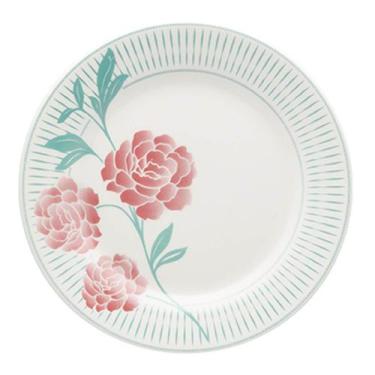 Imagem de Kit 12 Pratos de Sobremesa Donna Bloom Oxford Cerâmica 19 Cm - Gici Ho