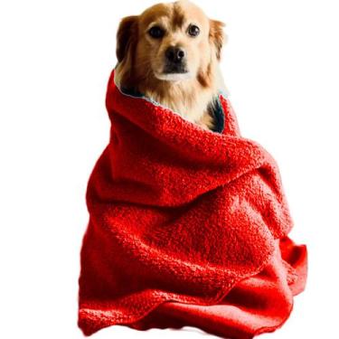 Imagem de Manta Cobertor Mantinha PET Cachorro e Gato Microfibra Ultra Soft Pelú