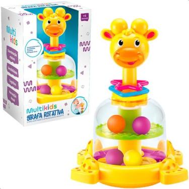 Imagem de Girafa Rotativa Brinquedo Multikids Primeira Infância BR2171