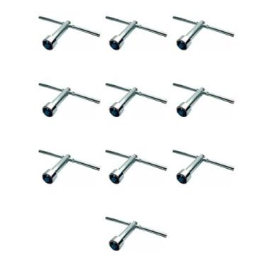 Imagem de Kit 10 Chaves Soquete Sextavadas p/ Serra Mármore MKT 4100 - Fox Tools