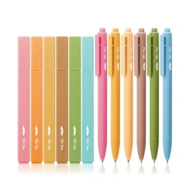 Imagem de Mr. Pen - Marcadores estéticos e canetas de gel, pacote com 12, cores brilhantes sem derramamento, tinta colorida, lindas canetas para bíblias