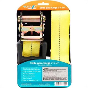 Imagem de Cinta Para Carga Waft Com Catraca 2''X6,0M 2'' 1Pecas 6242
