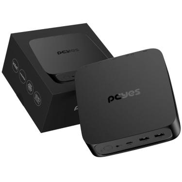 Imagem de Mini PC PCYES B300, Core i3-1215U, Memória 8GB DDR4, SSD 256GB NVMe, Wifi, Bluetooth, Linux