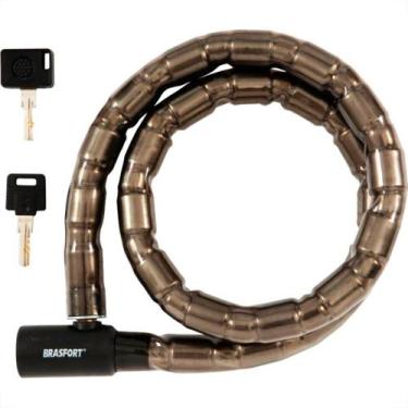 Imagem de Cadeado Para Moto Brasfort Com Chave 22X12M 7013
