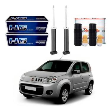 Imagem de Kit Amortecedor Traseiro Novo Uno 1.0 1.4 2010 A 2016 - Nakata