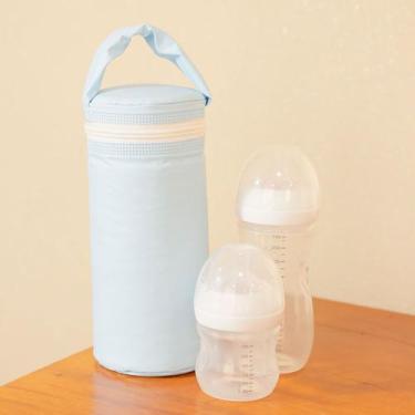 Imagem de Necessarie Para Mamadeira Térmico Impermeável C/ Zíper Porta Copo Infa