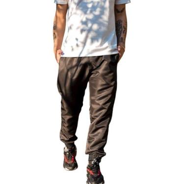 Imagem de Calça Tactel Jogger Skinny Com Punho Na Barra 2 Bolsos 016 - FR, Preto