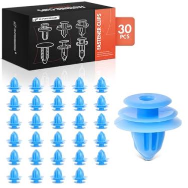 Imagem de A-Premium Retentor de clipe de acabamento de pilar central superior de nylon de 30 peças compatível com Toyota Camry, RAV4, Corolla, Prius, Highlander, Sienna, 4Runner, Matrix, Yaris, Venza, C-HR e