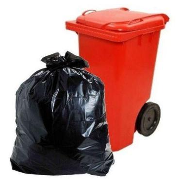 Imagem de Saco Lixo Preto Reforçado 300 Litros Pct Com 5 Quilos - HIGIPACK
