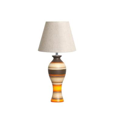 Imagem de Abajur de Cerâmica Pequeno para Quarto e Sala Califórnia New Sunset