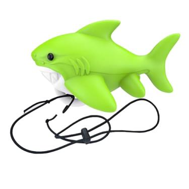 Imagem de EDSRDPLT Bóia de âncora flutuante em forma de tubarão, boia de âncora de PVC durável e de alta visibilidade para caiaques, barcos e jet skis – Leve e fácil de usar, evita acidentes de âncora em águas