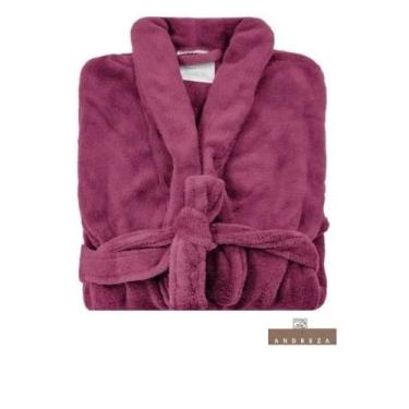 Imagem de Roupão Adulto Microfibra Feminino e Masculino - Andreza Enxovais - And
