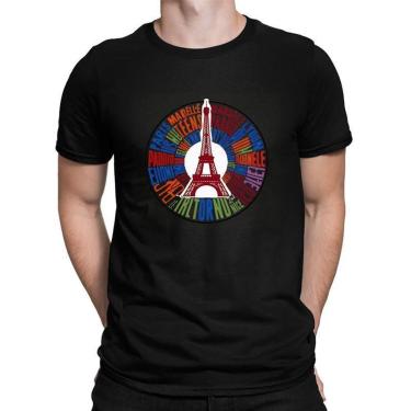 Imagem de Camiseta Cwb Algodão Premium Paris Masculina-Masculino