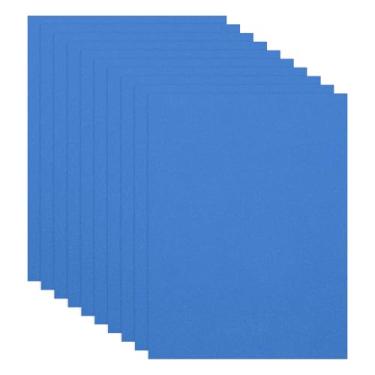 Imagem de PATIKIL 10 folhas de espuma EVA azul, 15,7 x 11,8 polegadas, folhas de espuma de 1 mm de espessura para artesanato, flexível, bricolage, artesanato, scrapbook, materiais de arte