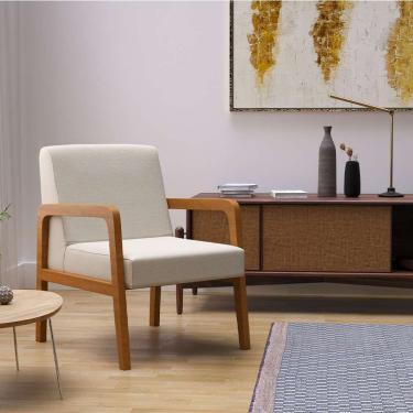 Imagem de Poltrona Ottawa Linho Cru