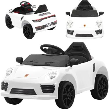 Imagem de Mini Carro Elétrico Infantil Porsche 12v Controle Remoto Led - Bang Toys