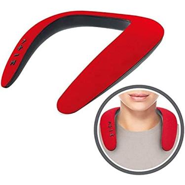 Imagem de Alto-falante Bluetooth, Alto-falantes Esportivos Bluetooth, Alto-falantes Sem Fio Para Pescoço Com Microfone, Ouvir Música, Som 5D De Qualidade, Chamadas Telefônicas Viva-voz Para Corrida, Alto-fa