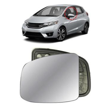 Imagem de Lente Retrovisor H New Fit 2015 a 2020 Direito - Evo-X Retrovisor