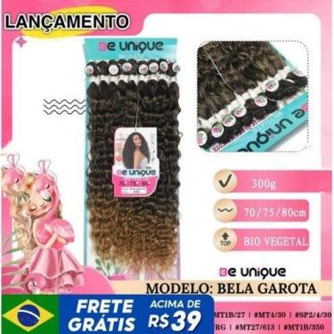 Imagem de Cabelo Bio Fibra Onduladinho 75cm 300g Be Unique Bela Garota - oem, t1