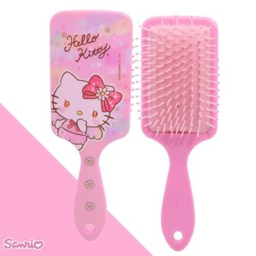 Imagem de Escova Raquete Almofadada Hello Kitty Original Sanrio