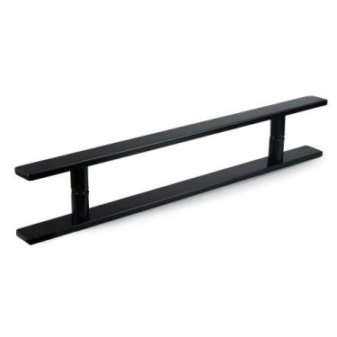 Imagem de Puxador Inox Retangular Para Portas Slim 60cm por 40cm entre furos pre