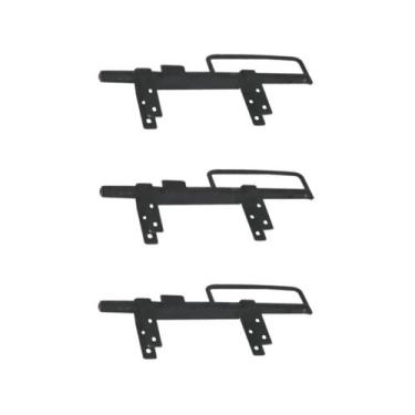 Imagem de Kit 3 Trincos Cavalo com Alça Portão Porteira em Aço 370mm - Metasal