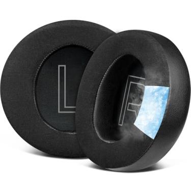 Imagem de SOULWIT Almofadas de Reposição com Gel Refrescante para PC Headset de Jogo para Alienware AW310 H/AW510 H 7.1, Almofadas Auriculares com Espuma de Isolamento de Ruído - Preto