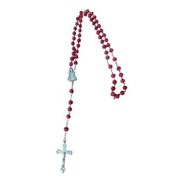 Imagem de Terço Perfume De Rosas Nossa Senhora Aparecida VERMELHO - ASA