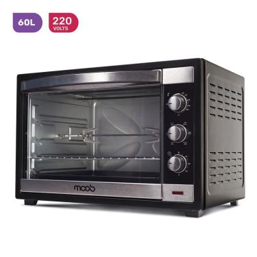 Imagem de Forno Eletrico Moob DN60L-RL 60L 2200W Preto Espeto Giratorio 220V