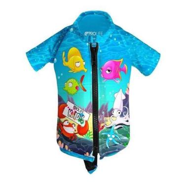 Imagem de Colete Prolife Infantil Camisa Flutuadora - Aquafish - 8 ANOS (DE 25KG A 30KG)-Unissex