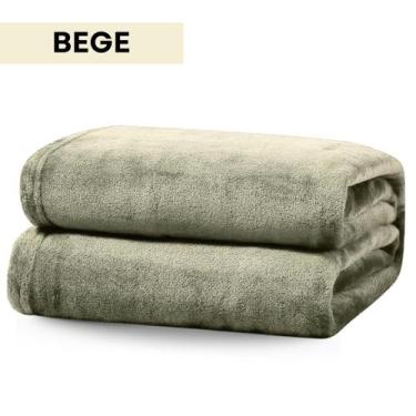 Imagem de Cobertor Manta Cama Casal Antialérgica 2,20X1,80 Microfibra Soft Lisa 