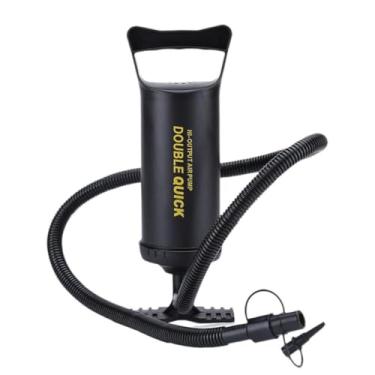 Imagem de menolana Inflato da bomba de ar manual Alta saída Manual portátil poderoso Bomba de ar de duas maneiras para inflável para camas infláveis ​​de colchão de ar