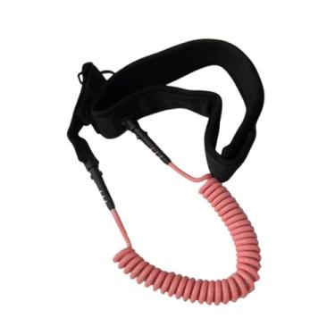 Imagem de Dynwave Surfboard Cords Board tira tornozelo, elástica telescópica Surfboard Rope Rap Stand Up Paddles Leash, Rosa