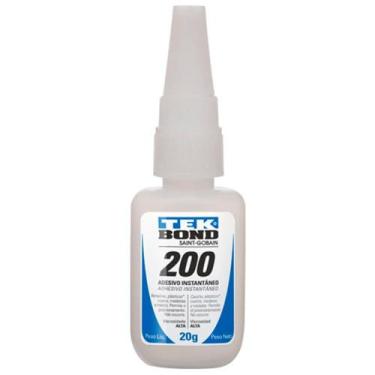 Imagem de Cola Tekbond 200 Instantânea 20g - Embalagem com 10 Unidades