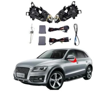 Imagem de Compatível para Q5 2009-2023 Auto Inteligente Automático Carro Elétrico Retrovisor Lateral Espelho Dobrável Kit Sistema Módulo(2009-2018before)