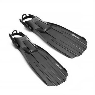 Imagem de Nadadeira Amazon Fun Dive, pé de pato aberto para mergulho, Preto, M