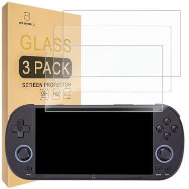 Imagem de Mr.Shield [Pacote com 3] Protetor de tela para TRIMUI Smart Pro [vidro temperado] [vidro japonês com dureza 9H] protetor de tela