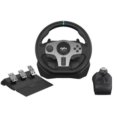 Imagem de PXN V9 Gaming Steering Wheel With Pedals and Shifter 270/900° Dual-Motor Feedback Driving gaming Racing Wheel for PC,PS4,PS3,Xbox One, Xbox Series X/S,N-Switch