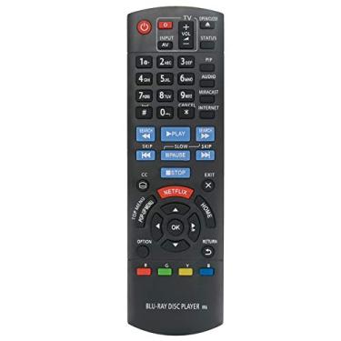 Imagem de N2QAYB000953 Replace Remote Control fit for Panasonic Blu-ray Bluray Blu Ray Disc Player IR6 DMP-BDT360 DMP-BDT361 DMP-BDT460 DMP-BDT460PS DMPBDT360 DMPBDT361 DMPBDT460 DMPBDT460PS
