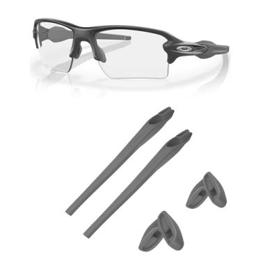 Imagem de Kits de borracha de substituição para óculos de sol Oakley Flak 2.0 OO9295|Flak 2.0 XL OO9188 - Cinza
