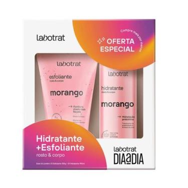 Imagem de Kit Labotrat Dia a Dia Morango Duo Esfoliante 150g + Hidratante 190ml