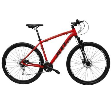 Imagem de Bicicleta Aro 29 Gti Roma 27v Alumínio Garfo com Suspensão Freio a Disco Mecânico (Vermelho, 15)