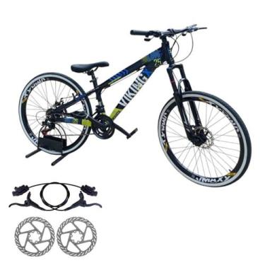 Imagem de Bicicleta Vikingx Tuff 25 Aluminio 24v Freio Hidraulico Suspensão Dian