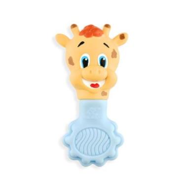 Imagem de Mordedor e Chocalho Vila Toy Girafa - Azul