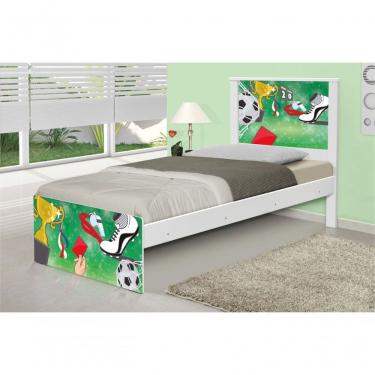 Imagem de Cama Solteiro Adesivada Futebol Placar