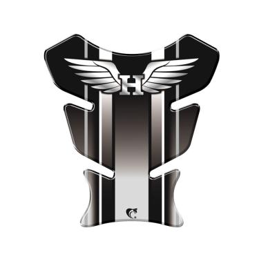 Imagem de Adesivo Protetor De Tanque Moto Honda Asa Cor Cinza