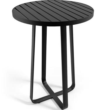Imagem de Mesa Bistrô Alta Para Área Gourmet Alumínio 105Cm D04 Preto