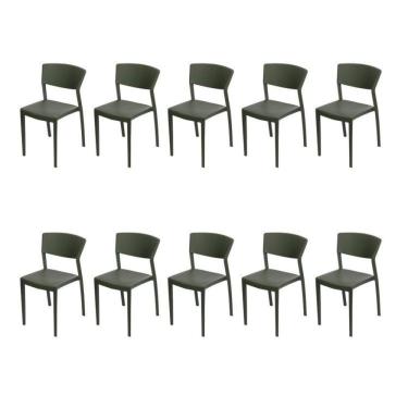 Imagem de Conjunto 10 Cadeiras Oui Im In Home Verde Alecrim