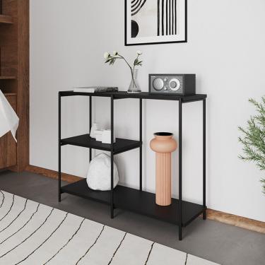 Imagem de Aparador Industrial Artesania Preto 95cm - Cor: Preto